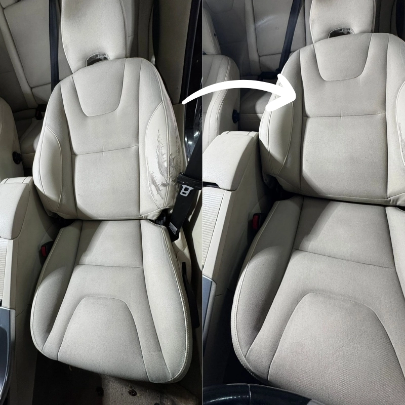 autolavado princesscar antes despues asientos