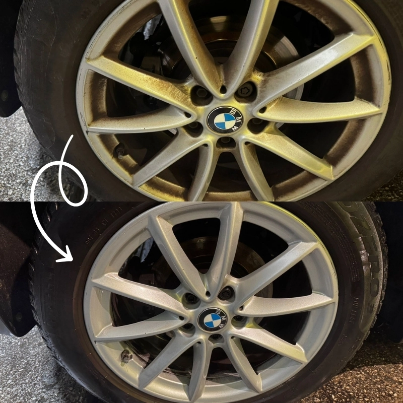 autolavado princesscar antes despues llantas